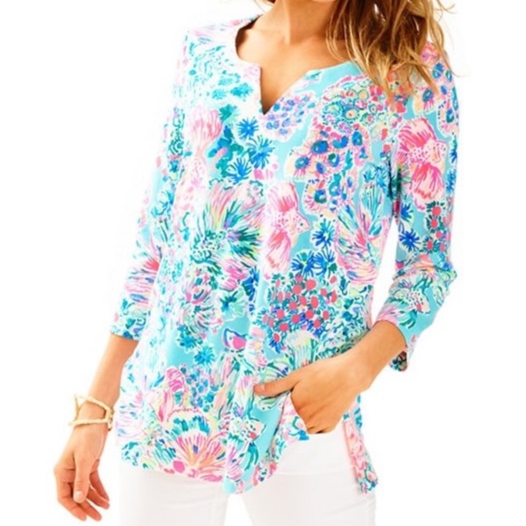 Lilly Pulitzer Tops - Lily Pulitzer Justina Tunic Top in Gypsea Print S